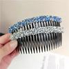 Peine para Recoger el Cabello Suelto, Peine de Cabello con Pedrería, Pinza para Flequillo Llena de Diamantes, Peine de Cabello Colorido, Pasador, Pinza para Pasador, Accesorio para el Cabello