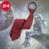 Corbata Formal para Boda, Rojo Vino, Estilo Coreano, Corbata de Cremallera Estrecha de 8 cm para Novio, Corbata Rayada Profesional de Negocios para Hombres y Mujeres