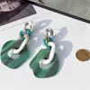 Aretes Acrílico Acetato Explosiones Transfronterizos Europeos y Americanos Aretes Geométricos Huecos Aretes de Personalidad Exagerada Outlet de Fábrica