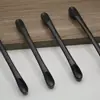Manija de Tirador Moderna Minimalista Moda Pulgar para Armario Manija Invisible para Gabinete Sin Taladro Pulgar Negro Manija de Puerta Cajón