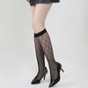 Net socks tubo vermelho em meias de panturrilha mulheres anti-gancho seda diamante pernas finas meias jk verão meias finas atacado 5012