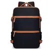 Mochila de Viaje de Negocios Popular Transfronteriza de Color Contrastante Partición Seca y Húmeda Doble Espalda Tesoro Ligera Simple Mochila de Viaje y Ocio