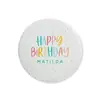 Exclusivo Transfronteiriço para Festa de Aniversário de Meninas Meninos Tema Distintivo Impresso Distintivo de Festa para Adultos Decorações