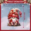 Decoração de Natal Criativa de Anão Tomate Coração Quente para Casa Decoração de Madeira Pingente de Festa