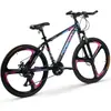 Bicicleta de Montaña Permanente con Velocidad Variable y Amortiguación, Modelo para Hombre, Modelo para Mujer Adulta, Modelo Juvenil, Bicicleta de Carreras de Carretera para Estudiante de Secundaria