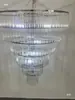 Nuevos accesorios para bodas, accesorios para barra de hielo, marcadores de pasillo de cristal de hielo, candelabro de múltiples capas, lámina acrílica, decoración de candelabro de cristal.