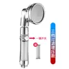 Boquilla de Ducha a Presión Set de Boquillas de Baño a Presión y Lluvia Cabezal de Flor de Baño de Salida Súper Grande para Hogar