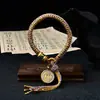 Pulsera Original Tejida a Mano con Nudo Vajra Thangka Ocho Deidades Guardianas Pulsera de Tara Verde Sala de Transmisión en Vivo