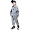 Conjunto para niños Zhili, niños, conjunto 2026 otoño nuevo, top de manga larga para niños y pantalones de primavera/otoño para bebé, atuendo moderno de dos piezas