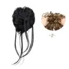 Peluca, accesorio para el cabello estilo europeo y americano, largo y voluminoso, postizo para mujer de aspecto natural, peinado de moño, moderno y versátil, nuevo en stock