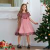 2026 Nuevo Vestido Infantil de Amazon Vestido de Princesa Conjunto para Hermanas Falda Tutú de Malla con Lentejuelas Vestido de Navidad