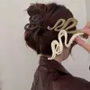 Pinza para el Cabello Grande Esmerilada Estilo Coreano Pinza para el Cabello de Celebridad de Internet Pinza de Tiburón Acrílica Pinza para el Cabello en la Parte Posterior de la Cabeza Accesorios para el Cabello de Mujer Venta al por Mayor