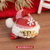 Diadema de Árbol de Navidad Pasador Oso Lindo Lazo Adorno para el Cabello Pinza de Pato Decoraciones para Fiesta de Nochebuena Pasador