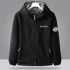 Exportado a Noruega con Forro de Polar Engrosado Bordado con Capucha para Exteriores a Prueba de Frío y Cálido Doble Cara Polar Polar Chaqueta Polar para Hombres y Mujeres