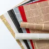 Papel de envolver Kraft inglés retro periódico papel de envolver para ramo de flores papel liso coreano impermeable floral florería venta al por mayor