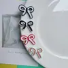 Lindo Adorno de Lazo Bicolor con Goteo de Aceite DIY Tocado Funda de Teléfono Parche Decorativo Pegamento en Crema Agujero para Zapatos Venta al por Mayor