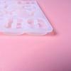 Molde de silicona diy gota de cristal letra inglesa alto espejo 26 letras inglesas pinyin digital silicona colgante abrasivo piezas