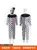 Conjunto Macacão Cosplay Palhaço Quebra-Almas Halloween Horror Cosplay Fantasia para Apresentação de Palco