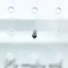 Aretes de Titanio Aleación F136 Zirconia Ultra Pequeños Forma de Cacahuete G23 Titanio Rosca Interna Zirconia Aretes de Stud para Labret Joyería para Piercing