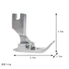 Pie Prensatelas Máquina de Coser Plana Todo Acero Juego de Pies Prensatelas Máquina de Coser Industrial Pie Prensatelas para Dobladillo Enrollado Industrial Combinación Venta al por Mayor
