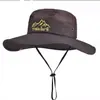 Sombrero de Pescador con Ala Ancha para Protección Solar de Hombres, Sombrero Solar de Verano para Pesca al Aire Libre con Cobertura Facial Anti-UV, Sombrero Solar Plegable