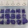 Suministro Transfronterizo de Caja de Reparación de Juntas Tóricas de Nitrilo Morado de 270 Piezas para Aires Acondicionados Automotrices, Impermeable y Resistente al Desgaste