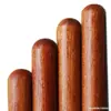 Rodillo de madera de wengué cabeza redonda cabeza puntiaguda madera maciza herramienta doméstica para hornear pasta enrollada a mano