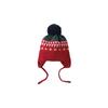 Sombrero de Bebé de Otoño e Invierno Invierno Nuevo Ins Rojo Bufanda Tejida Guantes Engrosados Sombrero de Navidad Sombrero Lei Feng de Bebé