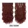 Peruca para Mulheres Conjunto de 5 Peças de 20 Polegadas de Extensões de Cabelo com Clipe Cabelo Ondulado Água Conjunto de Cinco Peças de Extensões de Cabelo de Comprimento Médio Cacheadas