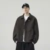 Chaqueta de moda para hombre con cuello alto, nuevo estilo primavera/otoño, chaqueta de trabajo holgada, cortavientos de montaña para exteriores a la moda