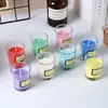 Vela Aromática Casera Natural de Cera de Soja, Fragancia de Larga Duración, Múltiples Atmósferas de Fragancia, Pequeños Adornos, Accesorios para Fotos