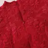 Comercio Exterior Ropa Infantil, Vestido de Princesa para Niñas, Nuevo Estilo de Verano, Cuello Alto Estilo Chino, Vestido Bordado de Lujo Ligero de Manga Corta con Cintura Ceñida y Dobladillo Amplio