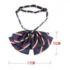 Cuello Femenino Profesional Azafata de Banco Hotel Mono de Doble Capa con Lazo Ropa de Trabajo Camisa Accesorios Corbata de Lazo