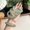 Pulsera de Jade Dongling Huishui, Pulsera con Tinte Verde Agua Clara, Pulsera de Hielo de Jade, Pulsera Transparente de Jade para Mujeres, Al Por Mayor