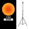 Nova luminária de assoalho halo pôr do sol para sala de estar, quarto, cabeceira, live streaming, projeção oceânica, pôr do sol, amanhecer, atmosfera noturna