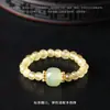 Luz de Anel Elástica Flor de Rosa Luxo Nicho Estilo Chinês Estilo Antigo Anel para Dedo Indicador High-End Novo Estilo Chinês Joia de Mão Atacado