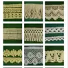 Ribete de Encaje de Algodón, Encaje para Ropa, Accesorios de Encaje, Encaje para Cortinas, Encaje de Pingyang, Cordón para Zapatos, Tres Flores