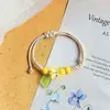 Jingdezhen Navidad Cerámica Cuerda Trenzada Pulsera Animales de Dibujos Animados Cuerda de Mano Joyería al por Mayor para Atracciones Turísticas Nicho Lujo Ligero