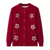 Ropa de otoño e invierno para mujeres de mediana edad y mayores: suéteres con forro de polar, tops de punto y ropa de abrigo cálida para madres, abuelas y mujeres mayores