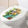 Pegatinas de Pared Autoadhesivas para Macetas de Perrito Lindo de Dibujos Animados Pegatinas para Refrigerador para Pared de Fondo de Habitación Pegatinas de Decoración para Inodoro ZN3191C
