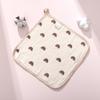 Toalla para Babas de Bebé con Toalla Crepé Estampada, Toalla Facial para Bebé, Toalla de Baño, Toalla Cuadrada Pequeña de Gasa, Toalla para Niños