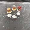 Decoração de mesa de sobremesa de estilo europeu expositor adereços de decoração de casamento prateleira de bolo chá da tarde lanche stand mesa de pausa para chá