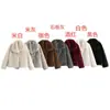 Venta Caliente de AliExpress ZA Comercio Exterior Transfronterizo Ropa de Mujer Abrigo Grande de Piel de Cordero Gruesa Nuevo Estilo de Invierno Piel
