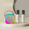Micrófono y Altavoz Integrados Micrófono Subwoofer Inalámbrico K Bluetooth Altavoz Universal para Músicos Cantar Ktv