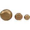 Decoração de Bolo Assado Estéreo Aniversário Pêssego Dourado Rico Ouro Plástico Pêssego Dourado Casamento Aniversário de Idosos Ornamentos