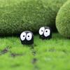 Paisajismo de Musgo y Suculentas Adornos Pequeños de Bolas de Carbón Negro Polvo Duende Accesorios DIY Venta al por Mayor Animales de Dibujos Animados de Primavera Decoraciones