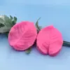 Venda Direta de Fábrica Molde de Clipe de Folha Frontal e Traseira Molde de Silicone Molde de Assar para Confeitaria Ocidental Ferramenta de Decoração de Flor de Açúcar para Fondant