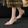 Zapatos de tacón alto para mujer de piel de vaca de primera capa, pulidos en color, zapatos profesionales de trabajo, nuevo estilo de primavera, piel genuina, punta fina, nudo de lazo, boca poco profunda