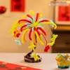 Decoraciones de Año Nuevo 2026 Estilo Nuevo Año del Caballo Palitos Retorcidos Adornos de Fuegos Artificiales Paquete de Materiales DIY Hechos a Mano Decoración de Ambiente para el Festival de Primavera