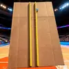 Poste de Voleibol Fijado al Suelo, Caja para Base de Tenis Pre-empotrada, Poste Móvil para Red Fija, Poste Multiusos, Poste Estándar para Voleibol y Bádminton